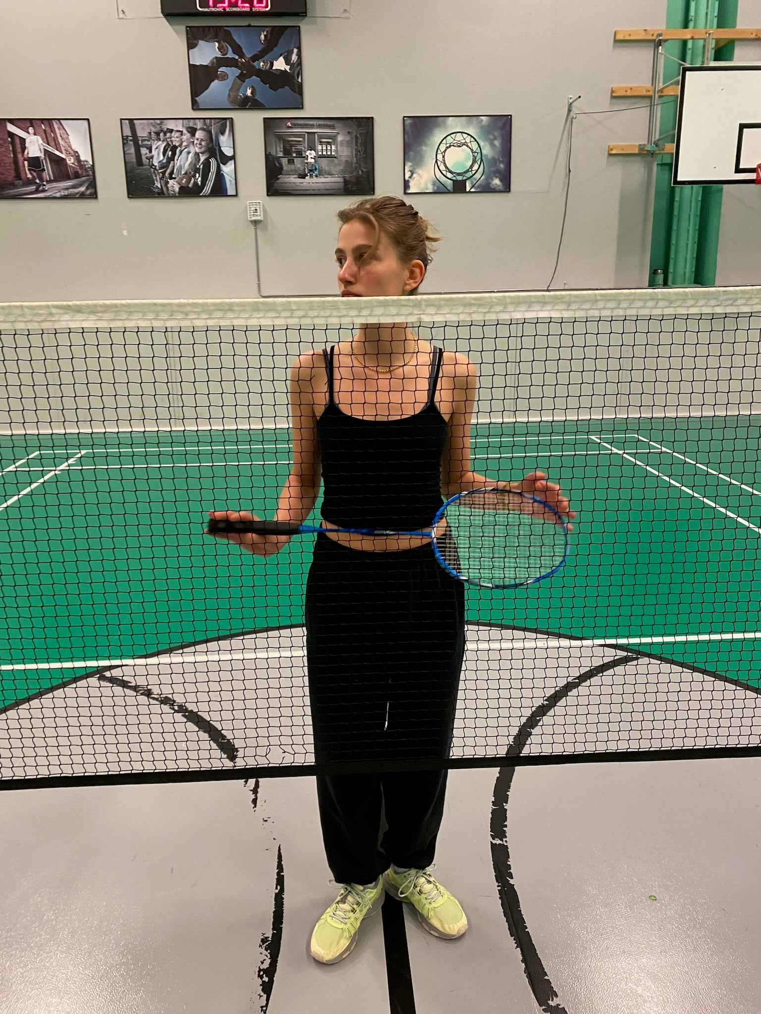 Bodil er 170 cm høj og bruger størrelse M.