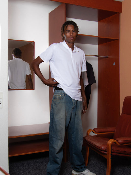 Youssouf er 189 cm høj og bruger størrelse L.