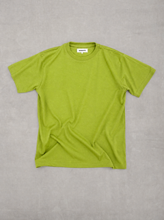Kortærmet t-shirt. | limegrøn