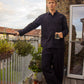 Peter er 188 cm høj og bruger størrelse L. | sort