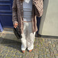 Katja er 170 cm høj og bruger størrelse M. | hvid
