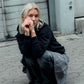 Sofie er 170 cm høj og bruger størrelse S. | sort