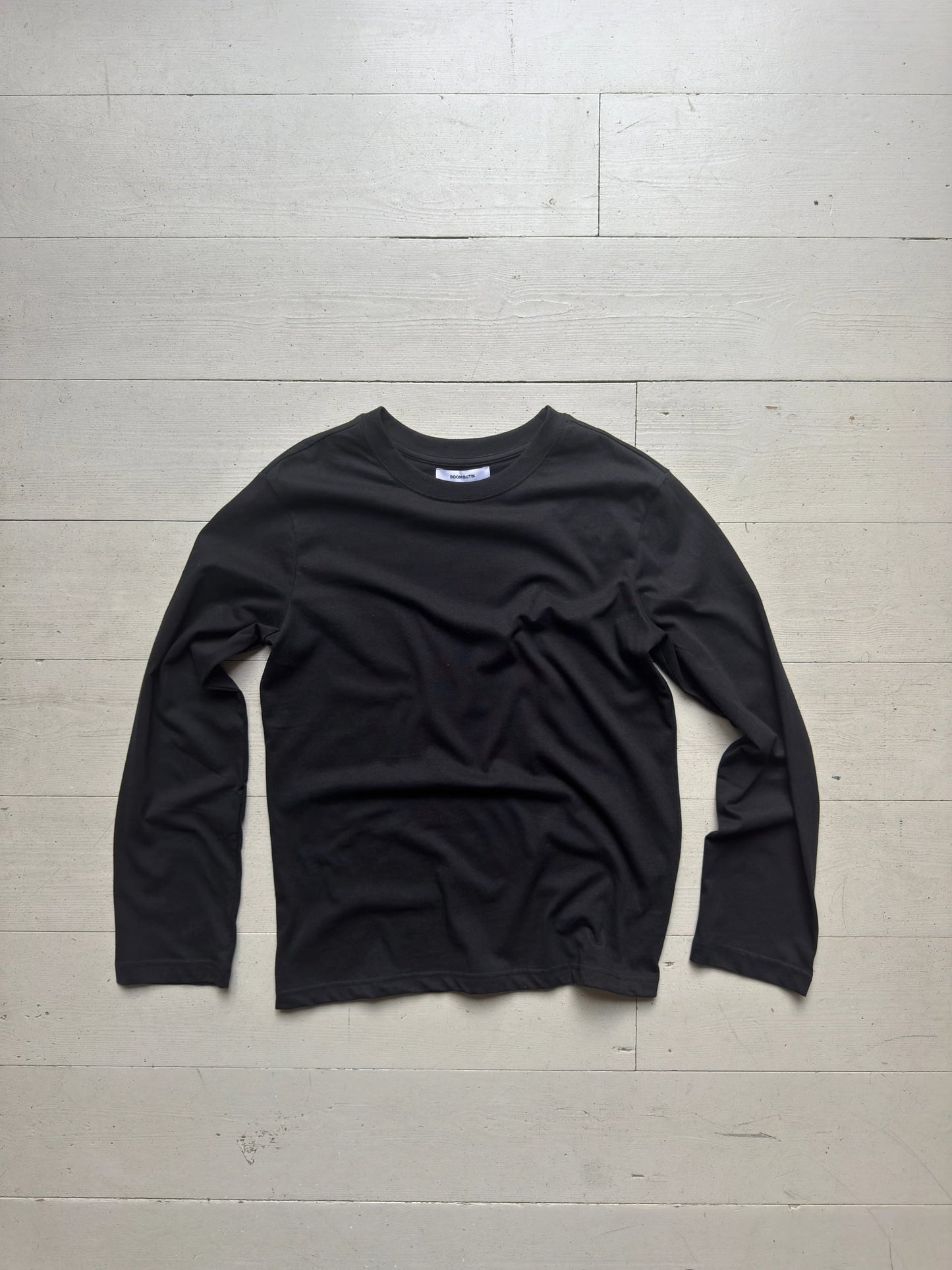 Sort langærmet t-shirt!! Kh Boom | sort