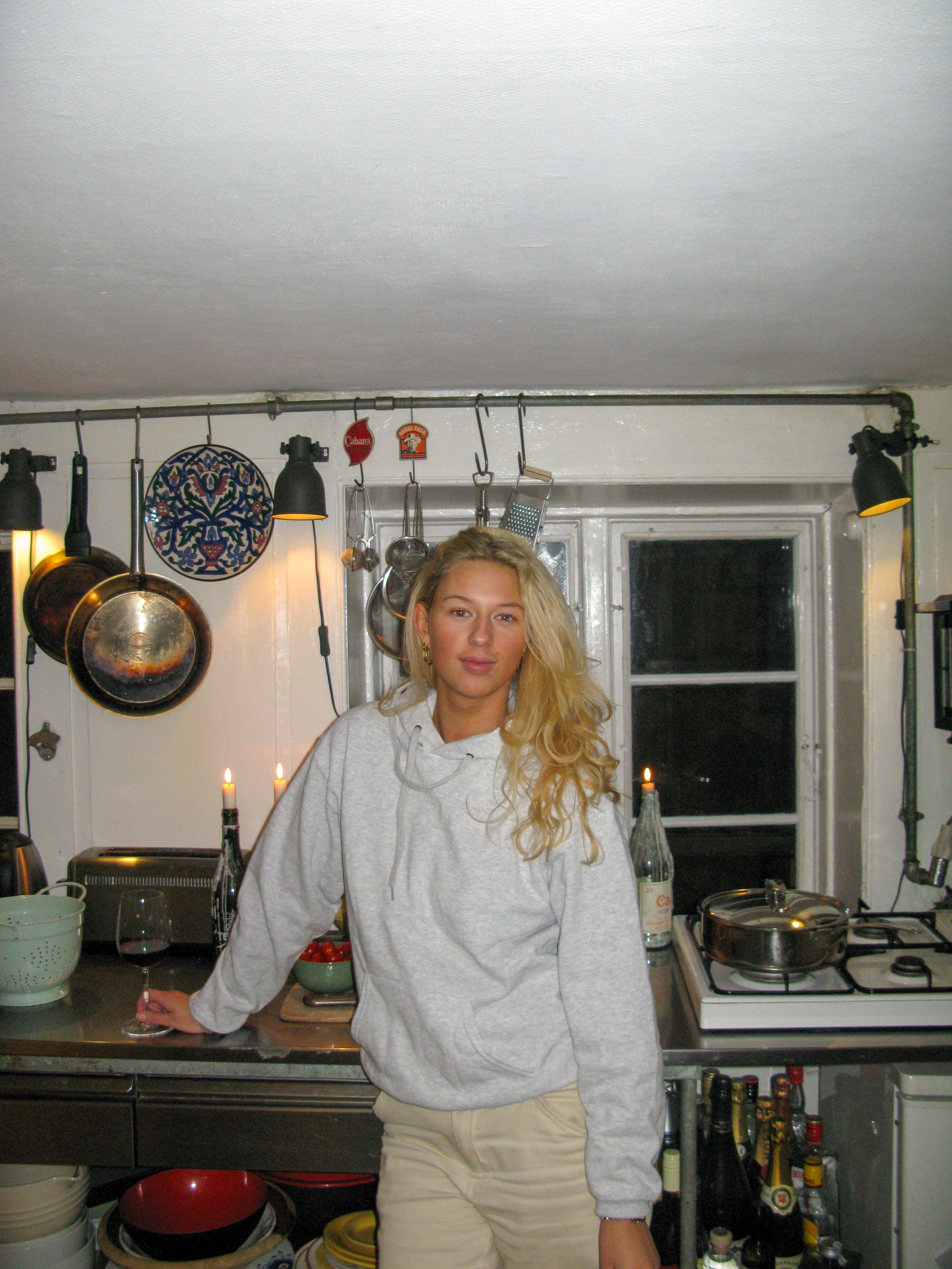 Natascha er 170 cm høj og bruger størrelse M.