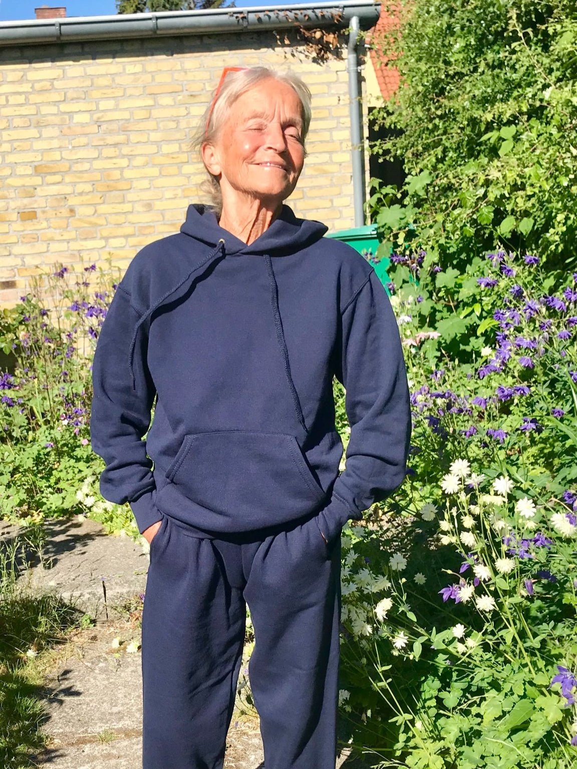 Bodil er 162 cm høj og bruger størrelse S.