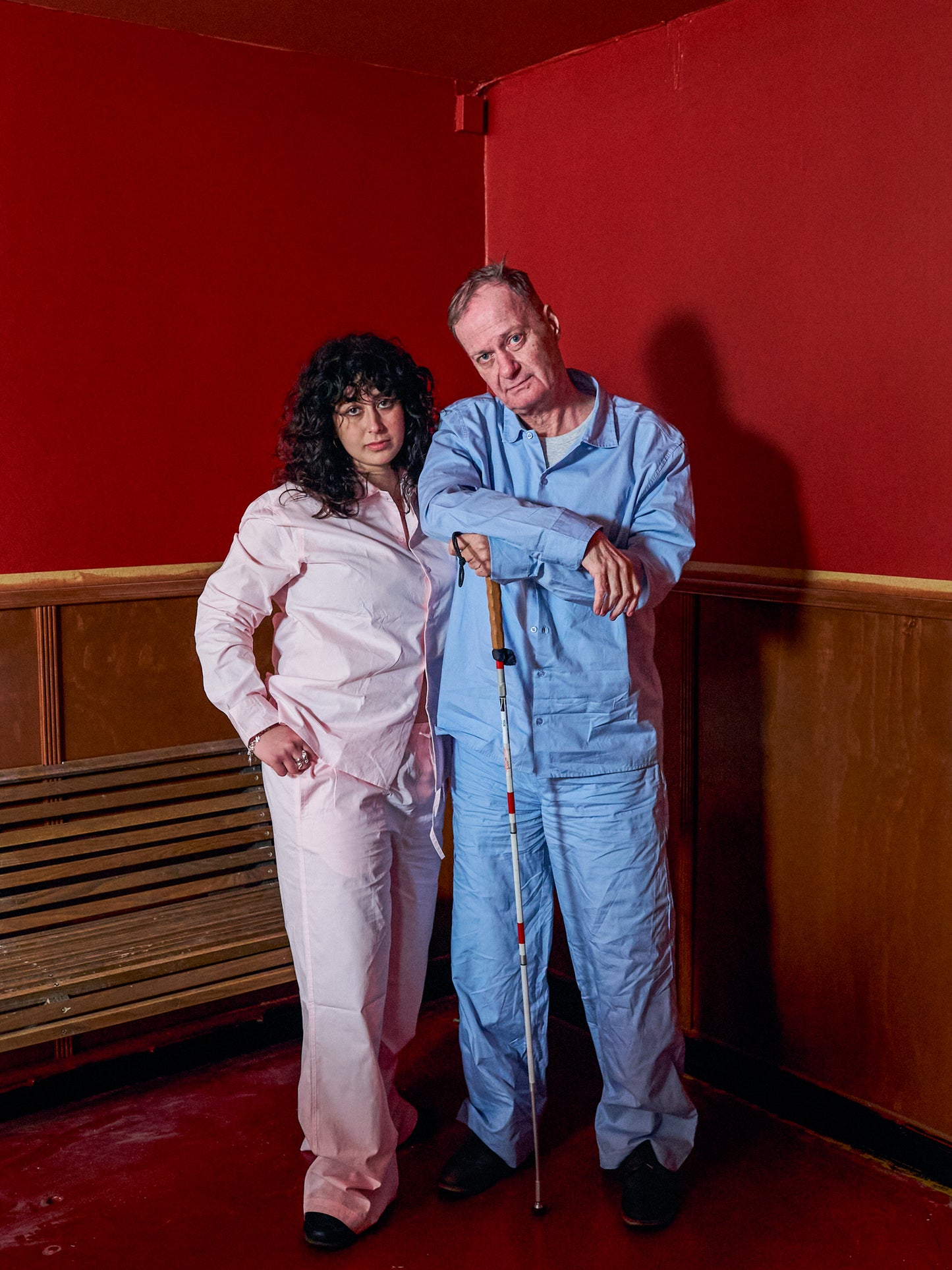 Mina er 165 cm høj og bruger størrelse L. | lyserød