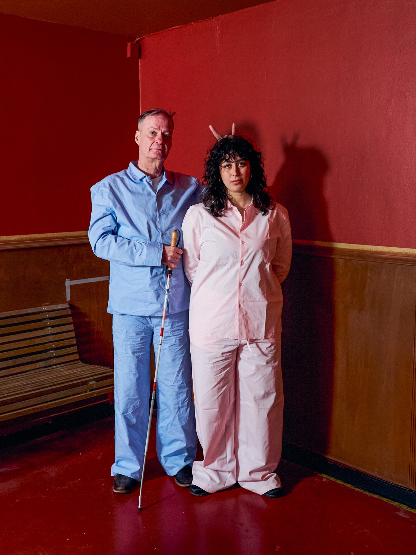 Mina er 165 cm høj og bruger størrelse L. | lyserød