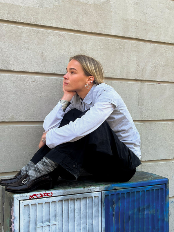 Safina er 165 cm høj og bruger størrelse S. | hvid