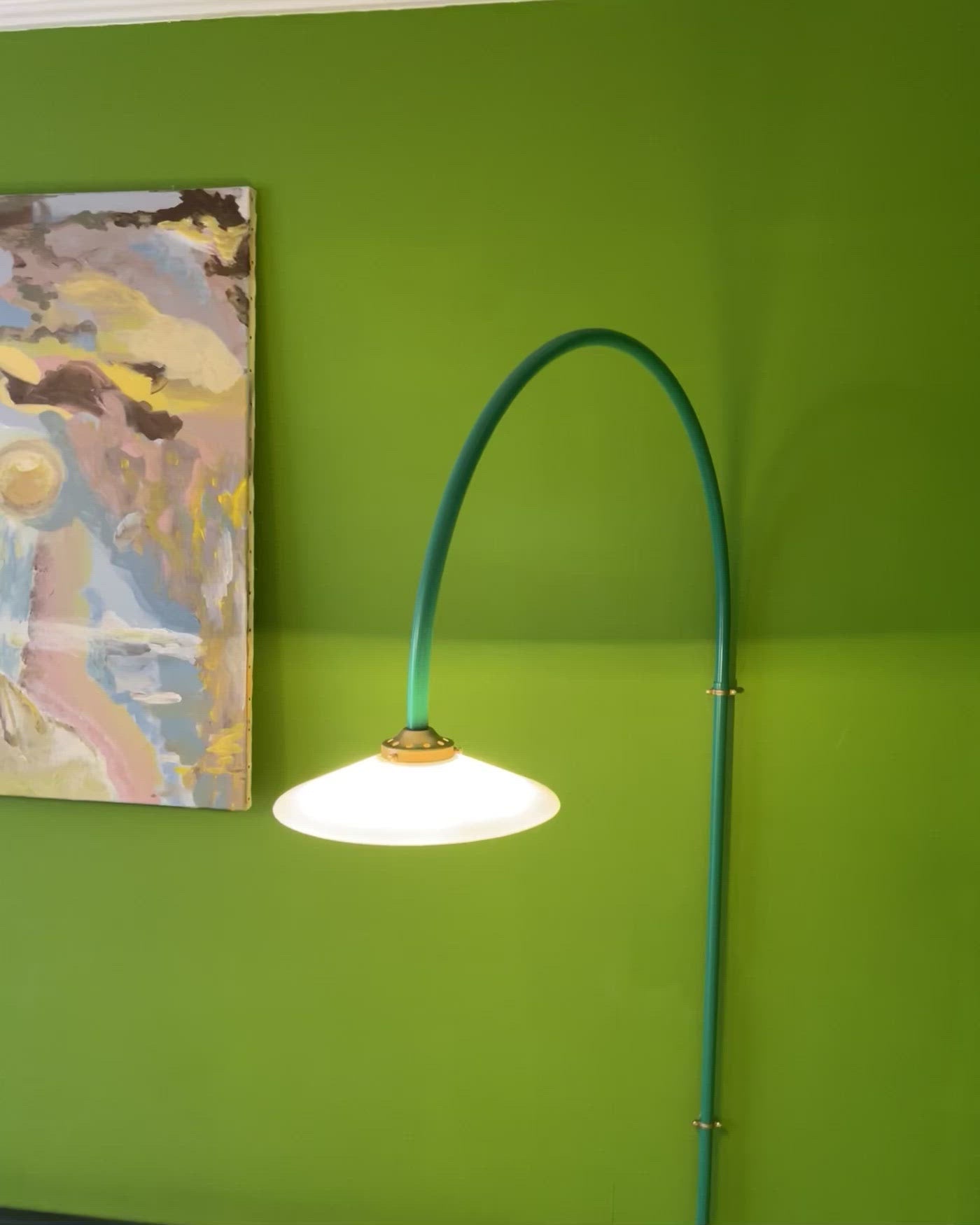| Hanging Lamp n°2 i grøn